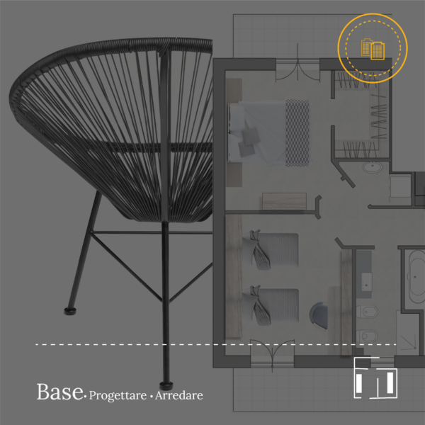 Commerciale | Progetto e Arredo Base Unico Ambiente