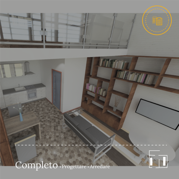 Commerciale | Progetto e Arredo Completo Unico Ambiente