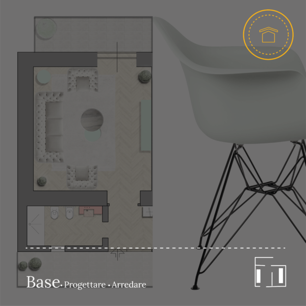 Residenziale | Progetto e Arredo Base Unico Ambiente